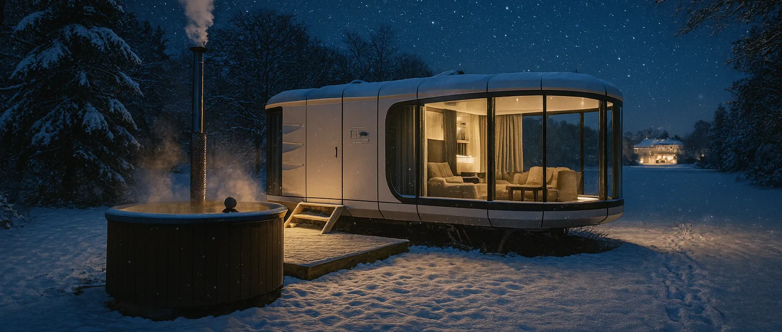 Nocleg w sylwestra z balią pod Warszawą